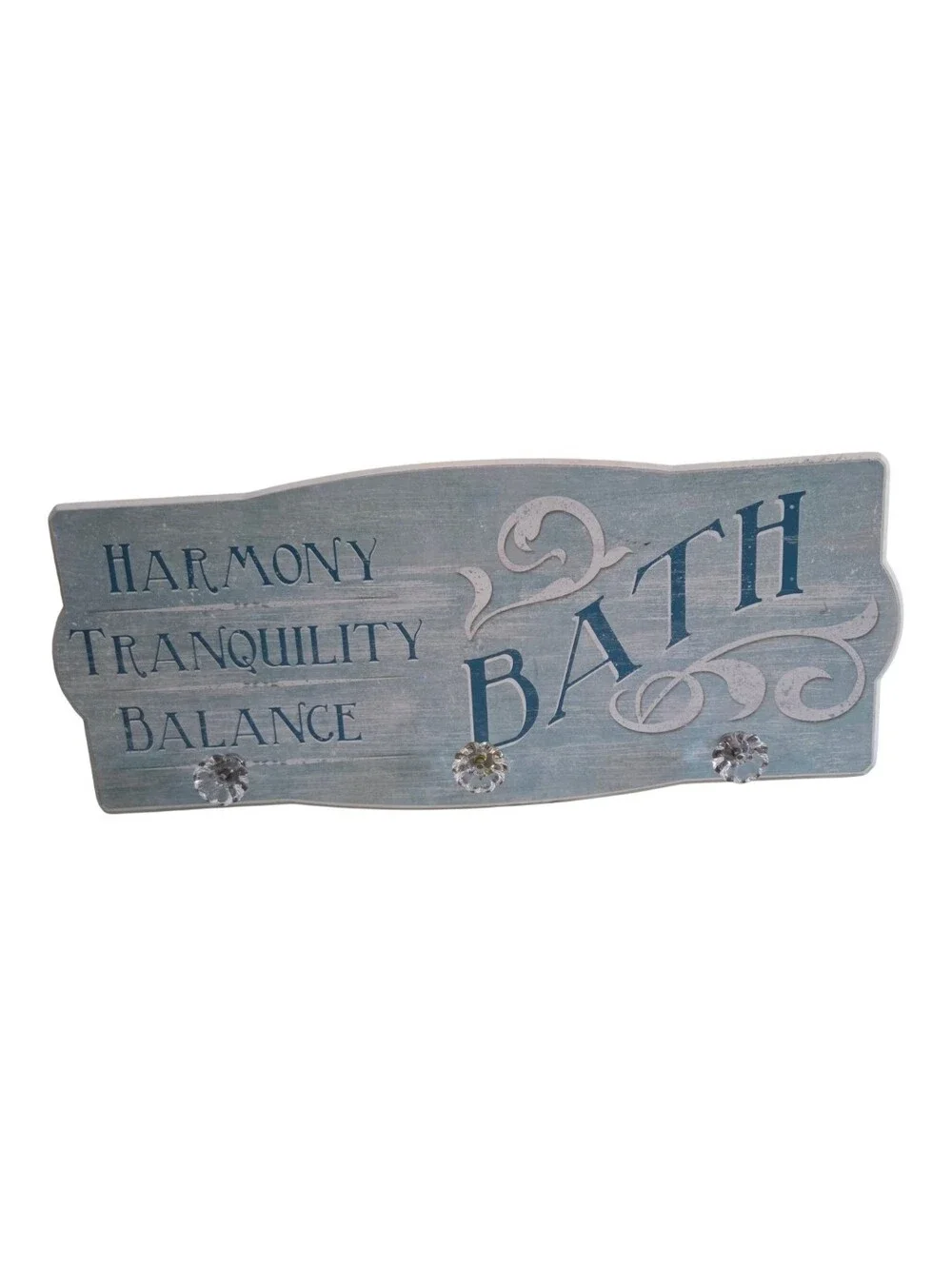 This Country Wooden Bathroom Sign
